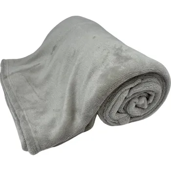 deka HOME ELEMENTS Deka 150x200 cm jednobarevná světle šedá Záplaty