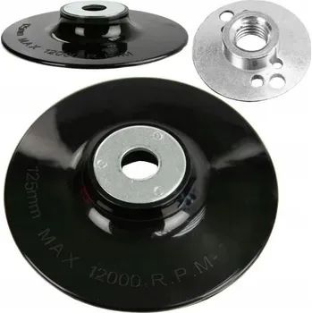 Brusný kotouč Disk pro fibrové brusné kotouče, talíř s uchycením M14, 125 mm