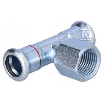 rozdělovač topení KAN-therm T-rozdělovač s VNITŘNÍ ZÁVIT 15x15mm 1/2" - 620281.2