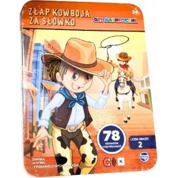 Desková hra Společenská hra Chyť kovboje za slovo Magnetická hra 78 dílků Joinco