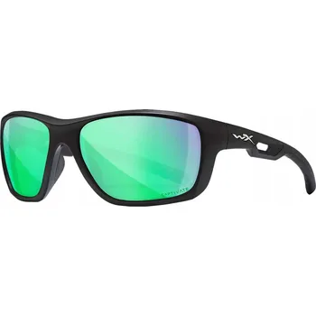 Sluneční brýle Brýle Wiley X Aspect Captivate Polarized Green Mirror Matte Black Frame