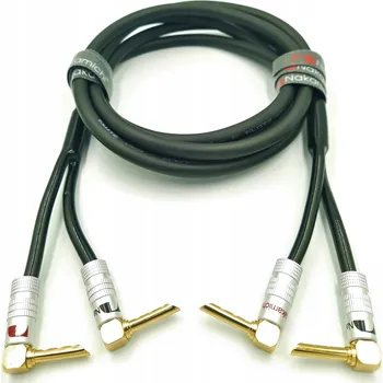 Audio kabel NAKAMICHI Reproduktorový kabel 2x2,5mm s banánky BFA, 4m