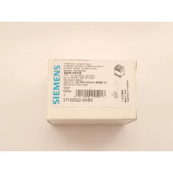 Stykač SIEMENS STYKAČ 3TH2022-0AP0 2 rozpínací + 2 spínací kontakty 230V