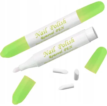 Korektor laku na nehty s vyměnitelnými hroty.