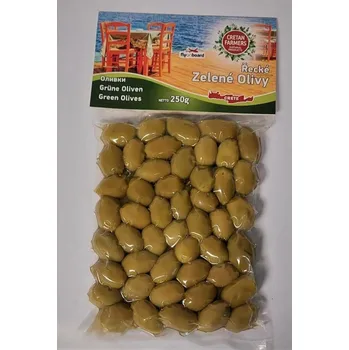 oliva CRETAN FARMERS Olivy řecké Zelené 250g 250g