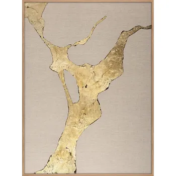 Obraz Ručně malovaný obraz 90x120 cm Wild Horizon Gold – Malerifabrikken ID_1734982