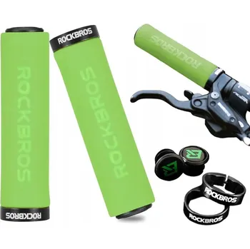 grip Gripy na kolo Rockbros GĄBKOWE RĄCZKI DO KIEROWNICY ZIELONE