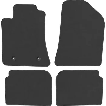 autokoberec TOYOTA AVENSIS II T25 2003-2009 Velurové autokoberce LUX GRAFIT silné POLIAMID