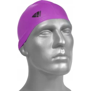 Plavecká čepice Vizari Silikonová plavecká čepice pro děti fialová