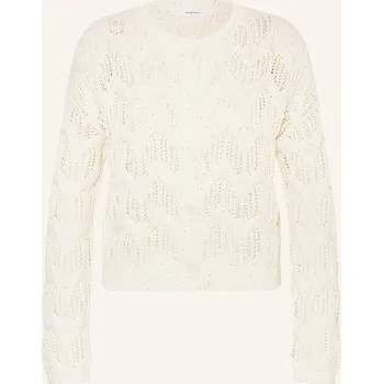 Dámský svetr Darling Harbour Dámský Pletený Kabátek S Flitry, režná, 40