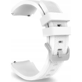Řemínek na hodinky Univerzální bílý řemínek e-smart24, 22 mm