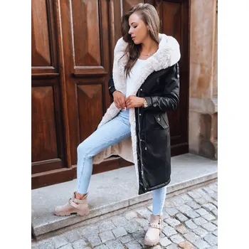 Černá vyteplená dlouhá parka HARPERSOFT TY3685 Velikost: S