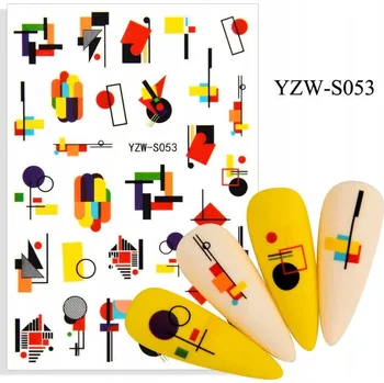 Samolepky na nehty line art S053