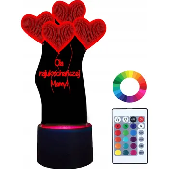 Lampička Plexido vícebarevná Noční lampa