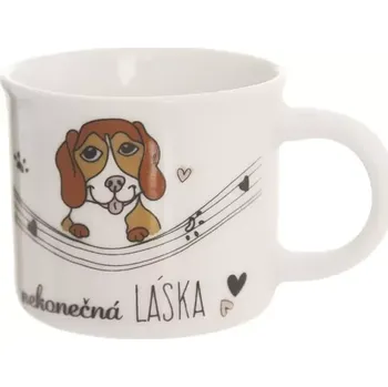 Hrnek ker. NEKONEČNÁ LÁSKA pes 0,1 l
