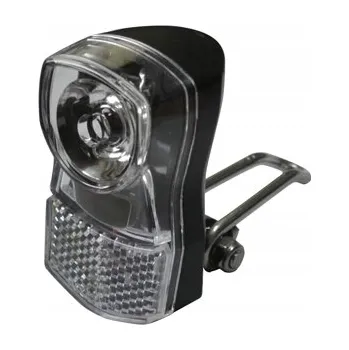 Cyklosvítilna Přední LED světlo na kolo, montáž na vidlici, černé XC-210