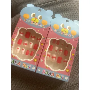 2 balení dětských nálepek na nehty - roztomilé manikúry