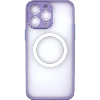 MagSafe silikonový kryt pro iPhone 16 Pro - Fialový