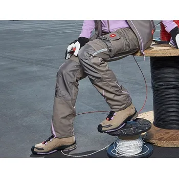 Pracovní obuv Dámská pracovní kalhoty zimní e.s.motion 2020 velikost 40N kámen/levandulová Strauss