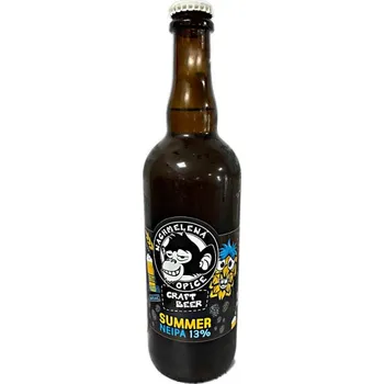 Pivo Pivovar Nachmelená Opice Summer NEIPA 13° 0,7l Nachmelená opice