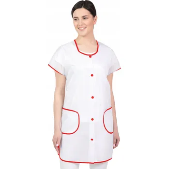 Kuchyňská zástěra 38 OCHRANNÁ ZÁSTĚRA DÁMSKÁ POLYESTER DEDERON 206