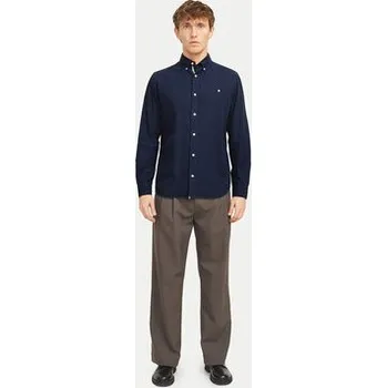Pánská košile Jack & Jones Košile Summer 12274599 Tmavomodrá Regular Fit M