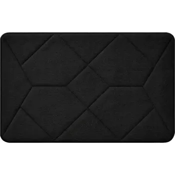 Koupelnová předložka KOUPELNOVÁ PŘEDLOŽKA LISOVANÁ FLANEL 50X80CM ČERNÁ