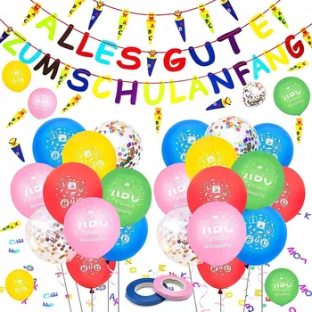 Balónek SADA BALÓNKŮ ZAČÁTEK ŠKOLNÍHO ROKU PRO DĚTI