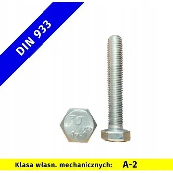 Šroub Šroub M10×50 A2-70 DIN 933 - 1 ks