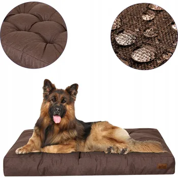 Pelíšek pro psa Matrace pro psy PillowPrim hnědá 120 cm x 90 cm