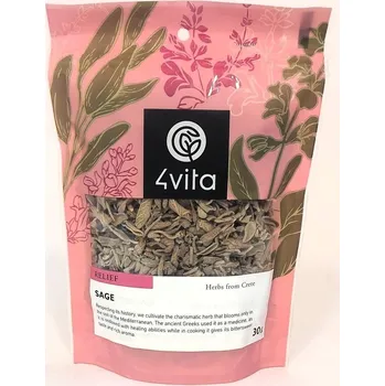 Koření 4Vita Šalvěj bílá Krétská 30g 30g