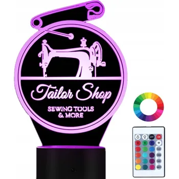 Lampička Plexido vícebarevná Noční lampa