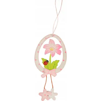 Velikonoční dekorace Velikonoční závěs z dřeva - vajíčko