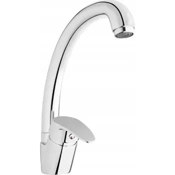 Vodovodní baterie Stojánková kuchyňská baterie Invena AVA NEW stříbrná