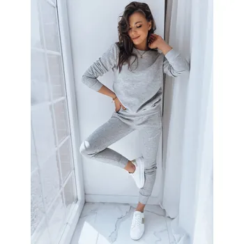 Dámská mikina Šedá mikina bez kapuce FASHION II BY0152z Velikost: 2XL