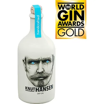 Gin Knut Hansen Dry Gin 42% 0,5 l (holá láhev)
