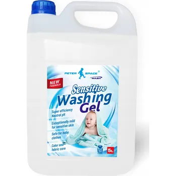 Prací gel Jemný prací prostředek Sensitive 5L Peter Space