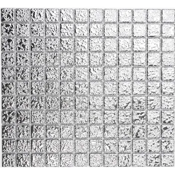 Obklad Keramická mozaika WzorcowniaStudio 33 x 30,2 cm, odstíny šedé a stříbrné