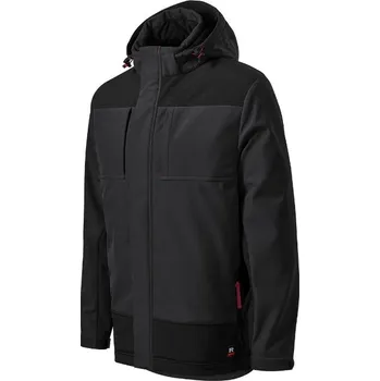Vertex zimní softshellová bunda pánská ebony gray XL