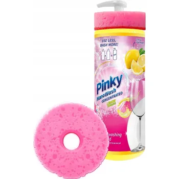Mycí prostředek Koncentrát na mytí nádobí Citron 1L NanoWash PINKY