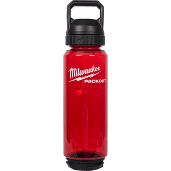 MILWAUKEE Plastová lahev PACKOUT™ 1005 ml, červená