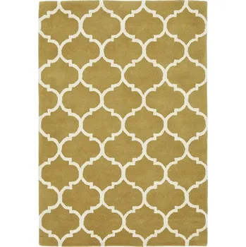Koberec Okrově žlutý ručně tkaný vlněný koberec 120x170 cm Albany – Asiatic Carpets ID_1639772