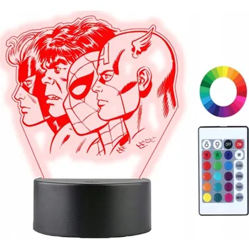 Lampička Plexido vícebarevná Noční lampa