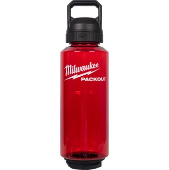 MILWAUKEE Plastová lahev PACKOUT™ 1420 ml, červená