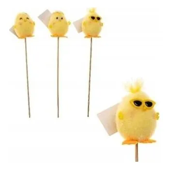 Obraz Kuřátka na drátku 6x4cm Velikonoce dekorace