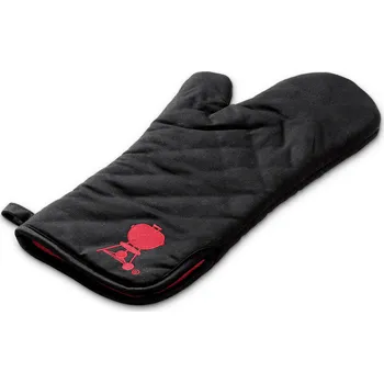 Rukavice Weber Premium, černá, s červeným kotlem