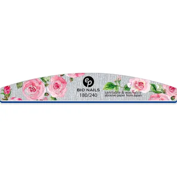 BIO NAILS Pilník profi 180/240 zebra půlměsíc Kusy: 1 ks