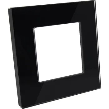 Elektrická zásuvka Rámeček jednoduchý B-line černý