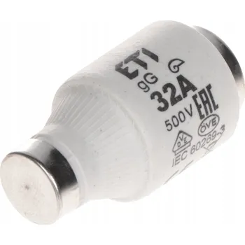 POUŽITÁ POJISTKOVÁ VLOŽKA ETI-D3/32A 32 A 500 V gG E33 ETI