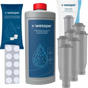 Příprava kávy 6x Filtr Wessper pro kávovary Krups + Odvápňovač 1L + Tablety 10 ks